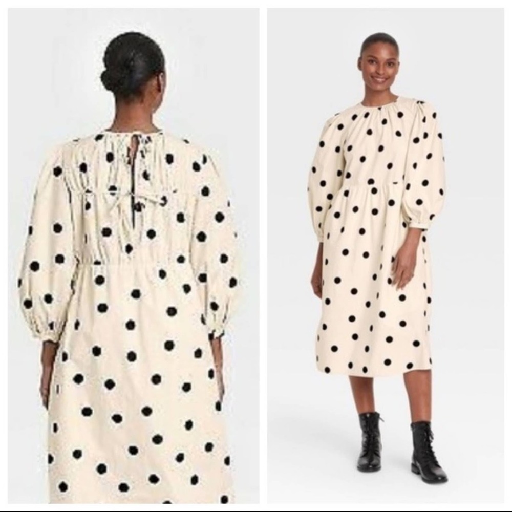 Polka Dot Dress - M